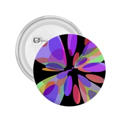 Colorful abstract flower 2.25  Buttons