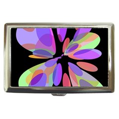 Colorful abstract flower Cigarette Money Cases