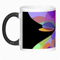 Colorful abstract flower Morph Mugs