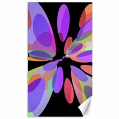 Colorful abstract flower Canvas 40  x 72  