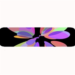 Colorful abstract flower Large Bar Mats