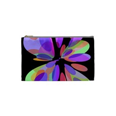 Colorful abstract flower Cosmetic Bag (Small) 