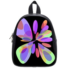 Colorful abstract flower School Bags (Small) 