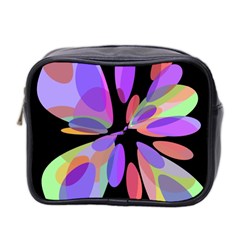 Colorful abstract flower Mini Toiletries Bag 2-Side