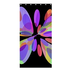 Colorful abstract flower Shower Curtain 36  x 72  (Stall) 