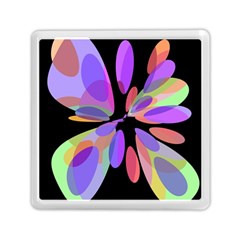 Colorful abstract flower Memory Card Reader (Square) 