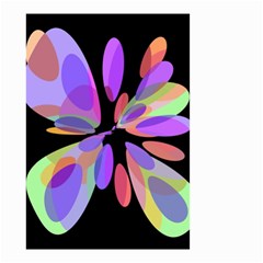 Colorful abstract flower Small Garden Flag (Two Sides)