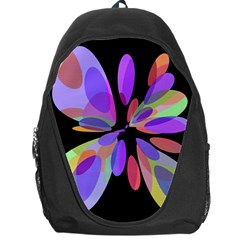 Colorful abstract flower Backpack Bag