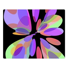 Colorful abstract flower Double Sided Flano Blanket (Large) 