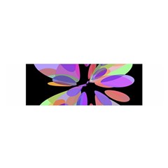 Colorful abstract flower Satin Scarf (Oblong)