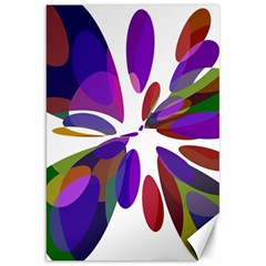 Colorful Abstract Flower Canvas 20  X 30   by Valentinaart