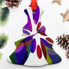 Colorful Abstract Flower Ornament (christmas Tree)