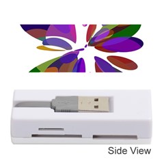 Colorful Abstract Flower Memory Card Reader (stick) 