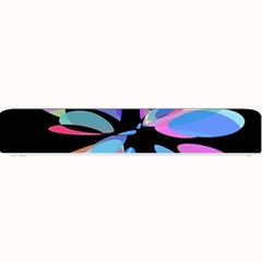 Blue Abstract Flower Small Bar Mats