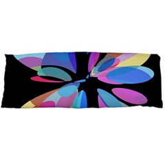 Blue Abstract Flower Body Pillow Case (dakimakura)