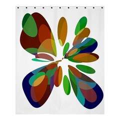 Colorful Abstract Flower Shower Curtain 60  X 72  (medium) 