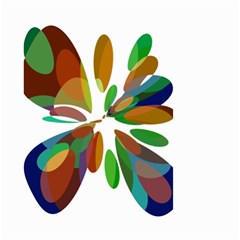 Colorful Abstract Flower Small Garden Flag (two Sides)