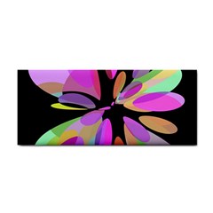 Pink Abstract Flower Hand Towel