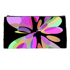 Pink Abstract Flower Pencil Cases by Valentinaart