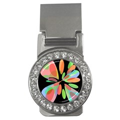 Colorful Abstract Flower Money Clips (cz)  by Valentinaart