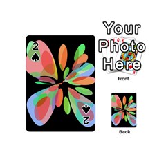 Colorful Abstract Flower Playing Cards 54 (mini) 