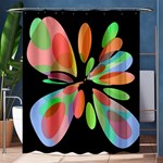 Colorful abstract flower Shower Curtain 60  x 72  (Medium)  60 x72  Curtain