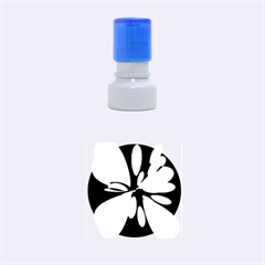 Colorful Abstract Flower Rubber Round Stamps (small)