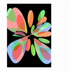 Colorful Abstract Flower Small Garden Flag (two Sides)