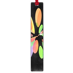 Colorful Abstract Flower Large Book Marks by Valentinaart