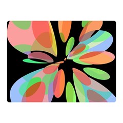 Colorful Abstract Flower Double Sided Flano Blanket (mini) 