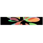 Colorful abstract flower Flano Scarf (Large) Front