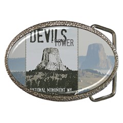 Devils Tower Plate Belt Buckles