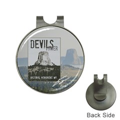 Devils Tower Plate Hat Clips With Golf Markers