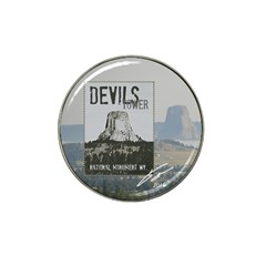 Devils Tower Plate Hat Clip Ball Marker by tsartswashington