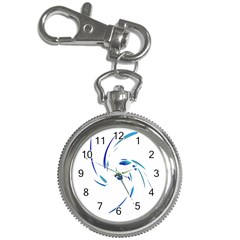 Blue Twist Key Chain Watches by Valentinaart