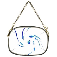 Blue Twist Chain Purses (one Side) 