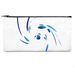 Blue Twist Pencil Cases by Valentinaart