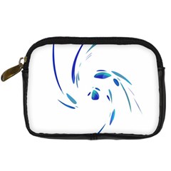 Blue Twist Digital Camera Cases by Valentinaart