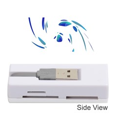 Blue Twist Memory Card Reader (stick) 