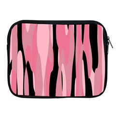 Black And Pink Camo Abstract Apple Ipad 2/3/4 Zipper Cases by TRENDYcouture