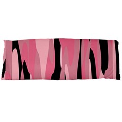 Black And Pink Camo Abstract Body Pillow Case Dakimakura (two Sides)