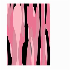 Black And Pink Camo Abstract Large Garden Flag (two Sides)