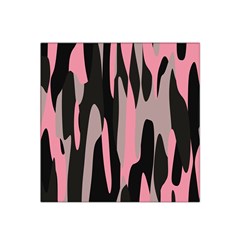 Pink And Black Camouflage Abstract Satin Bandana Scarf by TRENDYcouture