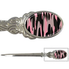 Pink And Black Camouflage Abstract 2 Letter Openers by TRENDYcouture