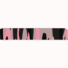 Pink And Black Camouflage Abstract 2 Small Bar Mats