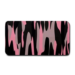 Pink And Black Camouflage Abstract 2 Medium Bar Mats