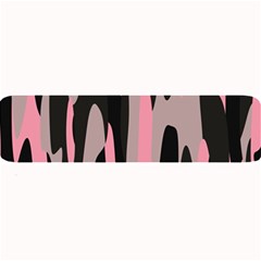 Pink And Black Camouflage Abstract 2 Large Bar Mats