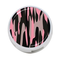 Pink And Black Camouflage Abstract 2 4-port Usb Hub (two Sides)  by TRENDYcouture