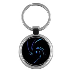 Blue twist Key Chains (Round) 