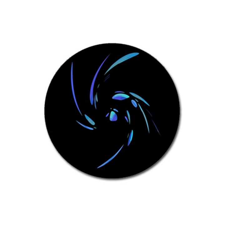 Blue twist Magnet 3  (Round)